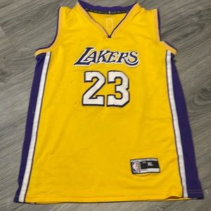 Kids los angeles lakers lebron james jersey xl